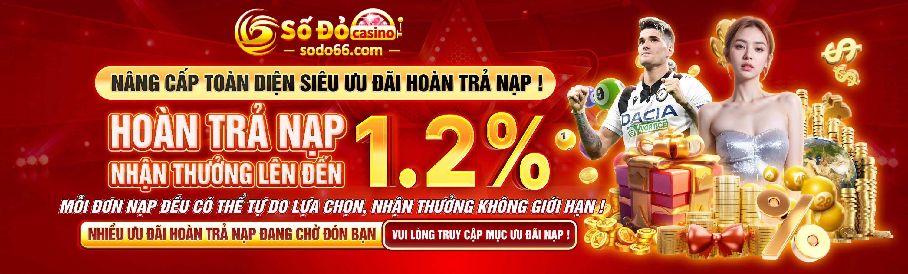 Banner ứng dụng và ưu đãi Sodo66